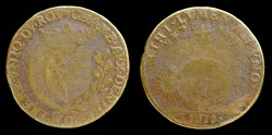 1618 - Gaston d'Orleans (1627-1650), Jeton, laiton