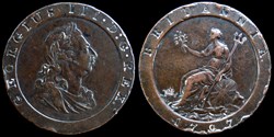 George III (1760-1820) - penny