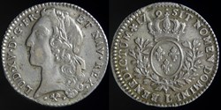 Louis XV (1715-1774) - Cinquieme d'ecu au bandeau 1759 L