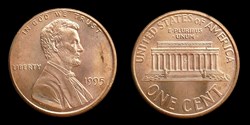 Lincoln cent - 1995