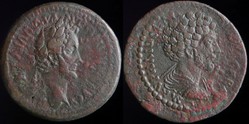 Antoninus Pius & Marcus Aurelius as Caesar, AE35 - Koinon of Cyprus