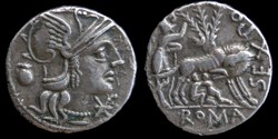 S. Pompeius Fostlus, Denarius