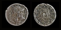 M. Caecilius Q.f. Metellus, Denarius