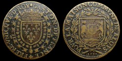 1630 - Gaston d'Orleans (1627-1650), Jeton, laiton