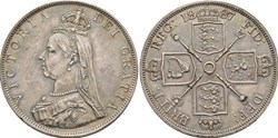 Victoria (1837-1901) - double florin