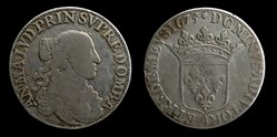DOMBES, 1673 - Anne Marie Louise d'Orleans (1650-1693), Demi écu