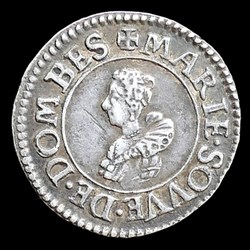 Marie de Montpenser (1608-1627), denier tournois en Argent - 1620