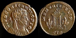 Divo Constantius, Follis