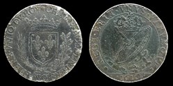 1616 - Gaston d'Orleans (1627-1650), Jeton, étain