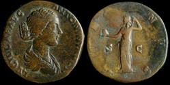 Lucilla, Sestertius