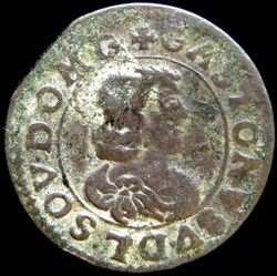 Gaston d'Orleans (1627-1650), Double Tournois type 16 - 1643
