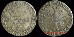 Gaston d'Orleans (1627-1650), Quinzain - 1643