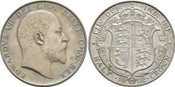Edward VII (1901-1910) - half crown