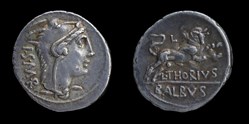 L. Thorius Balbus, Denarius