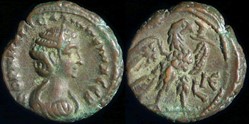 Salonine, tetradrachme - Alexandrie