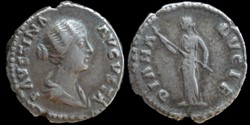 Faustina junior, Denarius