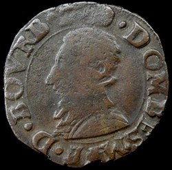 François II de Montpensier (1582-1592), Double tournois type 3 - 1589