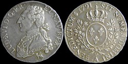 Louis XVI (1774-1792) - Demi Ecu aux lauriers 1791 A