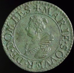 Marie de Montpensier (1608-1627), Double Tournois type 5 - 1621