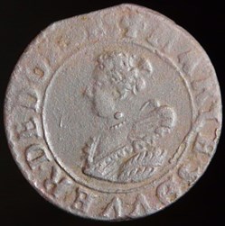 Marie de Montpensier (1608-1627), Double Tournois type 5 - 1624