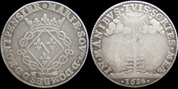 1614 - Marie de Bourbon-Montpensier (1608-1627), Jeton, argent