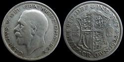 George V (1910-1936) - half crown