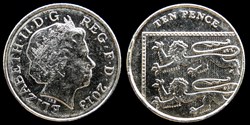 Elizabeth II (1952-2022) - 10 pence