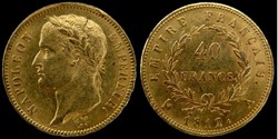 Napoleon I° Empereur - 40 francs or 1812 A