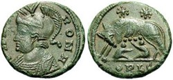 Urbs Roma, AE 3