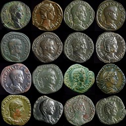 Third century sestertii