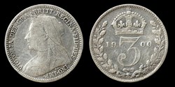Victoria (1837-1901) - three pence