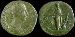Crispina, Sestertius