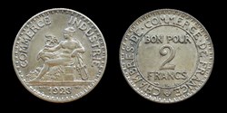 3° république (1870-1940) - 2 francs 1923