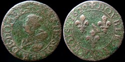 01500 - Marie de Montpensier (1608-1627), Double Tournois type 5 - 1620