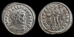 Empire romain - Diocletien, Follis - Genio populi romani
