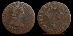 0198_732 - Gaston d'Orleans (1627-1650), Double Tournois type 6 - 1634 R