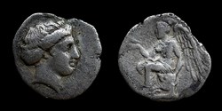 Bruttium, Terina, 1/3 nomos, 420-400 BC