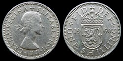 Elizabeth II (1952-2022) - shilling