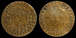 1641 - Gaston d'Orleans (1627-1650), Jeton, laiton