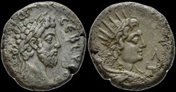 Commode, tetradrachme - Alexandrie