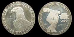 Los Angeles Olympiad dollar - 1983