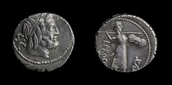 L. Procilius L.F., Denarius