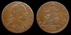 George III (1760-1820) - farthing