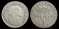 Anne Marie Louise d'Orleans (1650-1693), Douzieme d'ecu - 1668