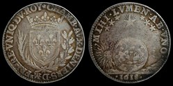 1618 - Gaston d'Orleans (1627-1650), Jeton, argent