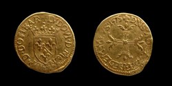 1575 - Louis II de Montpensier (1560-1582), Demi-pistole