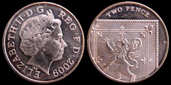 Elizabeth II (1952-2022) - two pence