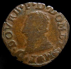 François II de Montpensier (1582-1592), Double tournois type 3 - 1588