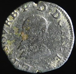 Louis II de Montpensier (1560-1582), Double tournois type 2 - 1581 C