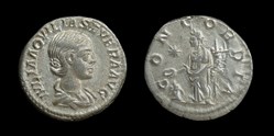 Aquilia Severa (Augusta, 220-221 & 221-222), Denarius